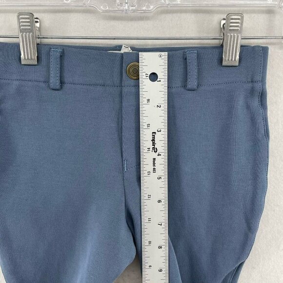 Tuff Rider Jods Riding PantsYouth Sz 6 Blue PullOn Starter Ultra Grip Knee Patch - Picture 4 of 13